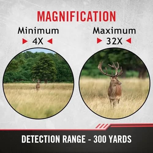 Sightmark Wraith 4K 4-32x40 Digital Night Vision Riflescope | 4K CMOS Sensor, 274m Detection Range, Recoil Rated thumbnail 5