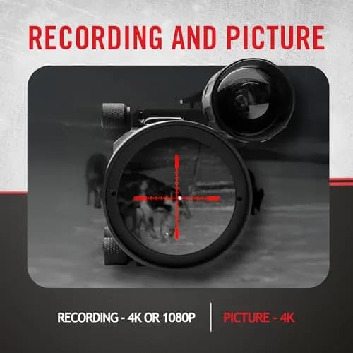 Sightmark Wraith 4K 4-32x40 Digital Night Vision Riflescope | 4K CMOS Sensor, 274m Detection Range, Recoil Rated thumbnail 6