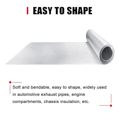 Peastorm Exhaust Heat Shield 15" x 39" | High-Temperature Aluminum Blocker thumbnail 6