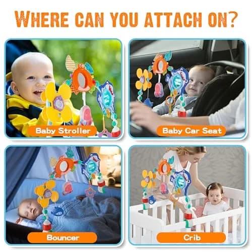 Lynncare Baby Stroller Arch Toy with Sensory Activity Toys, 20.48 oz (580 g) | BPA-Free, ASTM Certified thumbnail 3