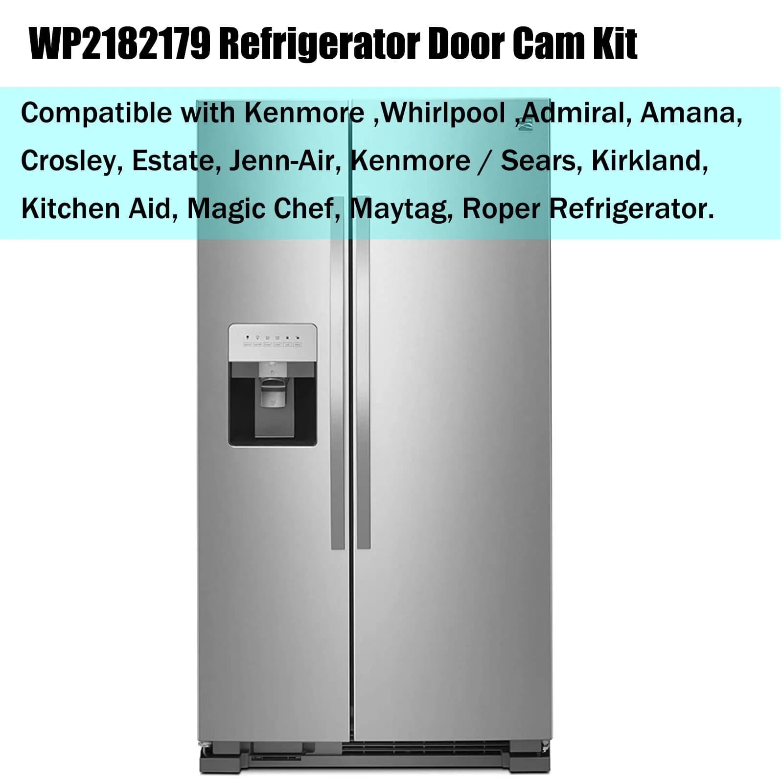 Kscjdg Refrigerator Door Closer Cam Kit for Whirlpool Kenmore Amana Crosley Models | Refrigerator Parts - view 2
