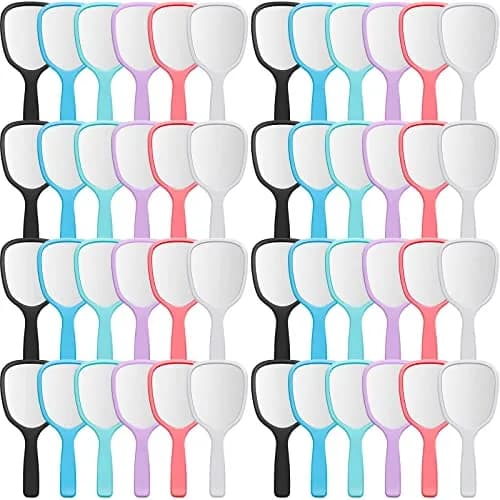 Vinsot Handheld Mirror 7.09 x 3.15 in | Small, Portable Makeup & Grooming Tool thumbnail 1