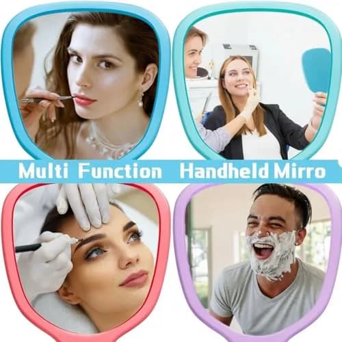 Vinsot Handheld Mirror 7.09 x 3.15 in | Small, Portable Makeup & Grooming Tool thumbnail 6