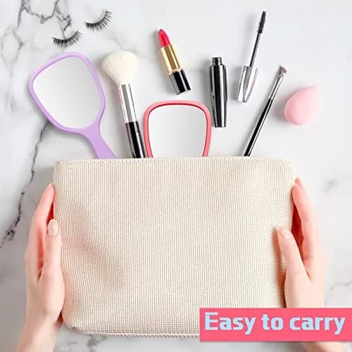 Vinsot Handheld Mirror 7.09 x 3.15 in | Small, Portable Makeup & Grooming Tool thumbnail 7