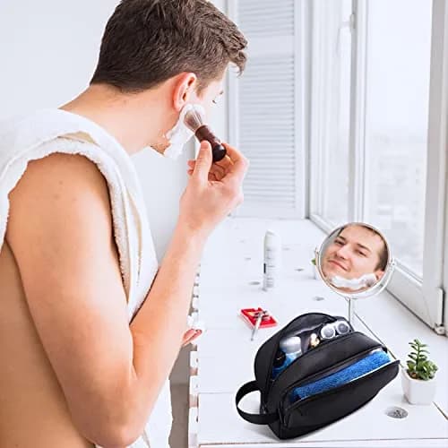 BAGSMART Large Toiletry Bag for Men, Hanging Dopp Kit 25.9cm (10.2 inches) | Water-Resistant Travel Organizer thumbnail 6