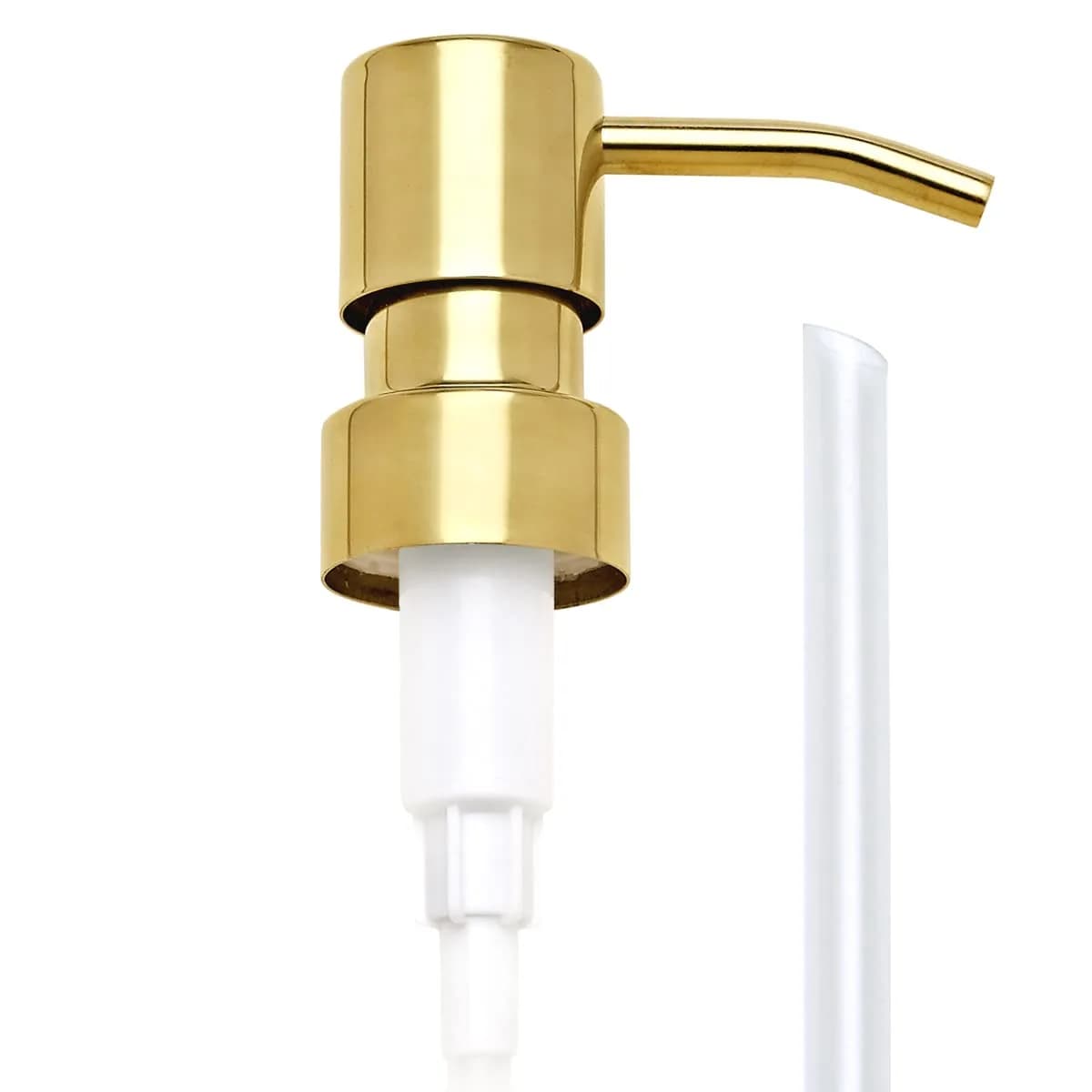AUNRGO Gold Soap Dispenser Pump Replacement - Matte SUS 304 Rust Proof Stainless Steel | Standard 28/400 Neck