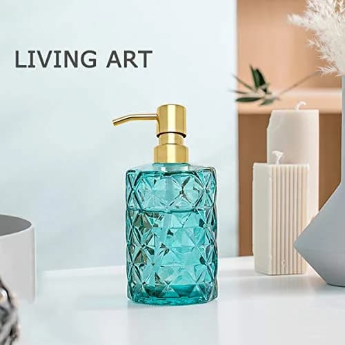 AUNRGO Gold Soap Dispenser Pump Replacement - Matte SUS 304 Rust Proof Stainless Steel | Standard 28/400 Neck thumbnail 7