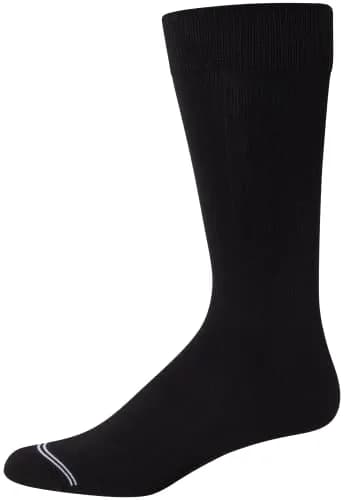 Nautica Mens Dress Socks Business Formal Comfort Stretch Crew Socks 10 Pack | Breathable, Reinforced Toe & Heel, Mid-Calf Length thumbnail 4