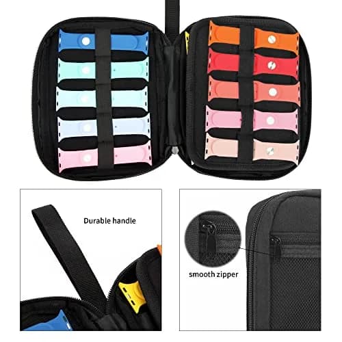 PACMAXI Watch Bands Storage Case | Holds 20 Watch Straps, Compact & Portable thumbnail 3