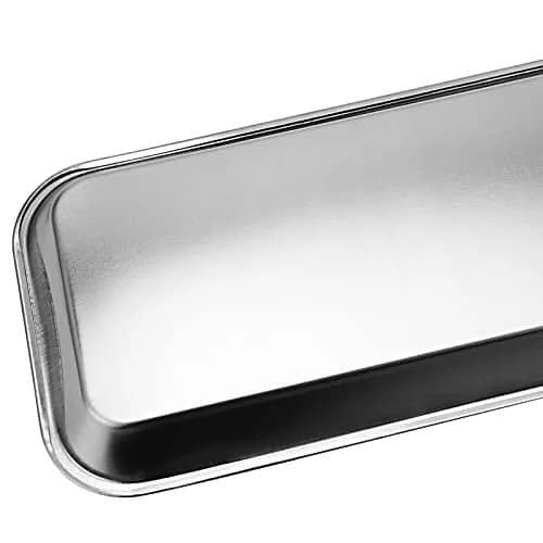 HOZEON Stainless Steel Surgical Tray 10 Pack | 22.5 x 12 x 2 cm (8.86 x 4.72 x 0.78 inch) thumbnail 5