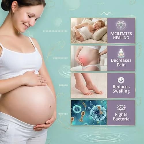 Mama & Wish Witch Hazel Pads for Postpartum Care | 2-Pack Liners | Cooling Relief & Natural Ingredients thumbnail 4
