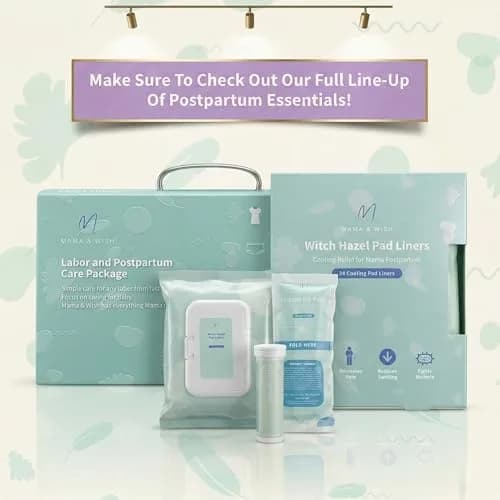 Mama & Wish Witch Hazel Pads for Postpartum Care | 2-Pack Liners | Cooling Relief & Natural Ingredients thumbnail 6