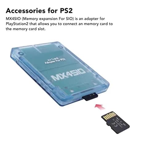 Yoidesu Memory Adapter for PS2 Fat Console | Blue ABS Card Reader for SIO2SD (70-120 chars) thumbnail 2
