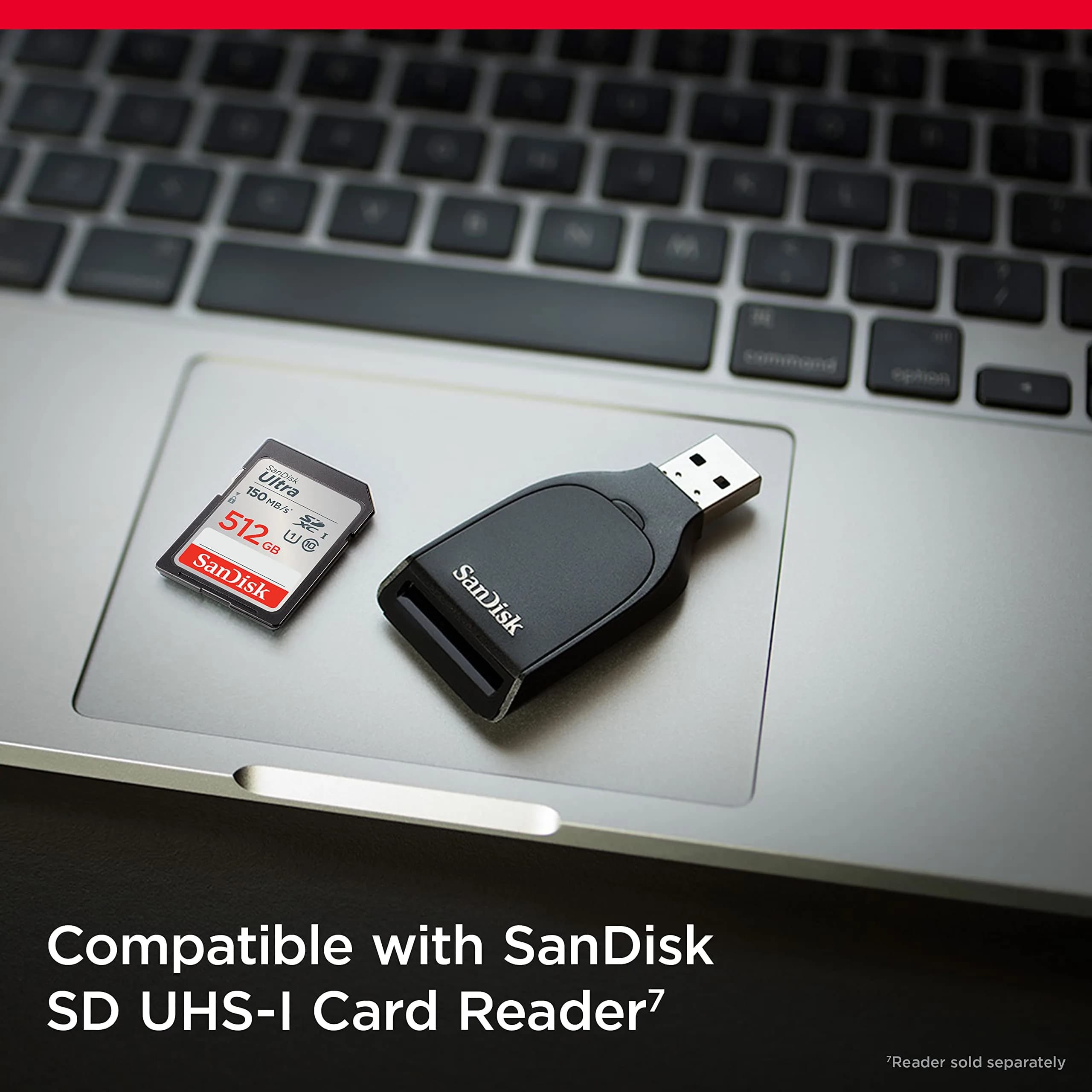 SanDisk 512GB Ultra SDXC UHS-I Memory Card 512GB (17.78cm x 23.11cm x 0.71cm) | Full HD Video & Fast Transfers - view 3
