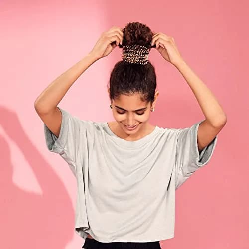 invisibobble Original Traceless Spiral Hair Ties Pack of 3 | Strong Grip, No Kink, Bronze Me Pretty Edition thumbnail 3
