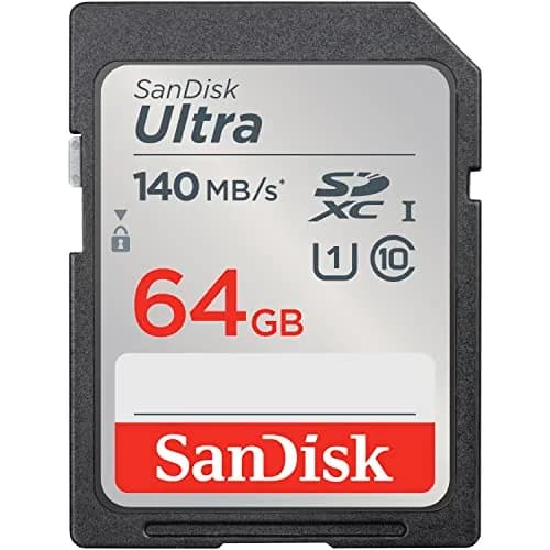 SanDisk 64GB Ultra SDXC UHS-I Memory Card | 140MB/s Read Speed, Full HD Video thumbnail 1