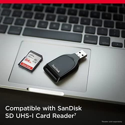 SanDisk 64GB Ultra SDXC UHS-I Memory Card | 140MB/s Read Speed, Full HD Video thumbnail 2