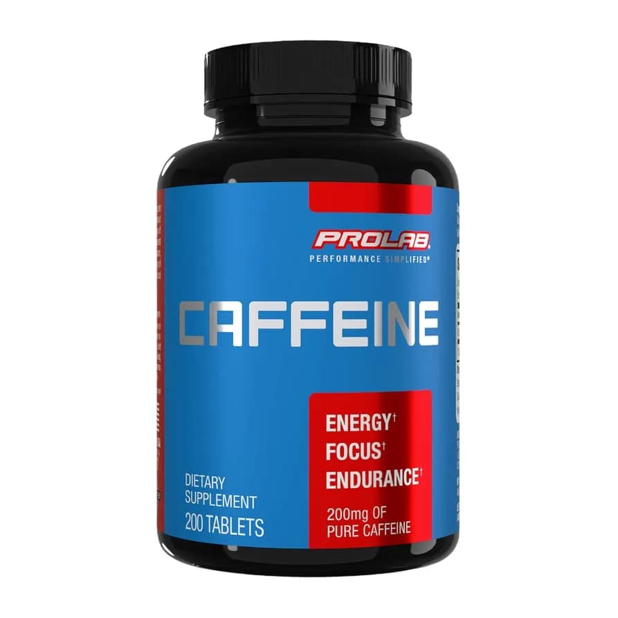 ProLab Caffeine 200mg Tablets, 200 Count | Energy, Focus & Endurance - main product image