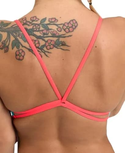 ARENA Women's Solid Team MaxLife Sports Swimsuit Lace Back US Size 22 | Chlorine-Resistant, Quick-Drying, UV Protected thumbnail 5