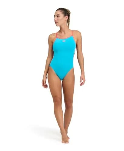 ARENA Women's Solid Team MaxLife Sports Swimsuit Lace Back US Size 22 | Chlorine-Resistant, Quick-Drying, UV Protected thumbnail 7