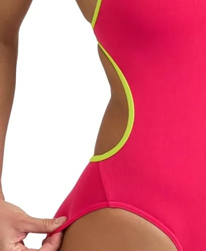 ARENA Women's Solid Team MaxLife Sports Swimsuit Lace Back Size 22 | Chlorine-Resistant, UPF 50+ thumbnail 4