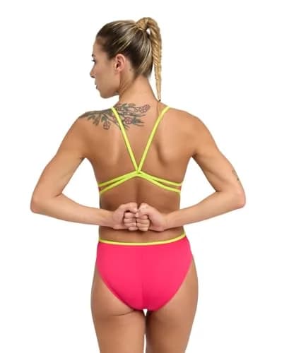 ARENA Women's Solid Team MaxLife Sports Swimsuit Lace Back Size 22 | Chlorine-Resistant, UPF 50+ thumbnail 2