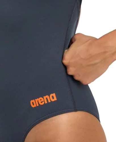 ARENA Women's Solid Team MaxLife Swimsuit Open Back | Chlorine-Resistant, UPF 50+ (70-120 chars) thumbnail 4