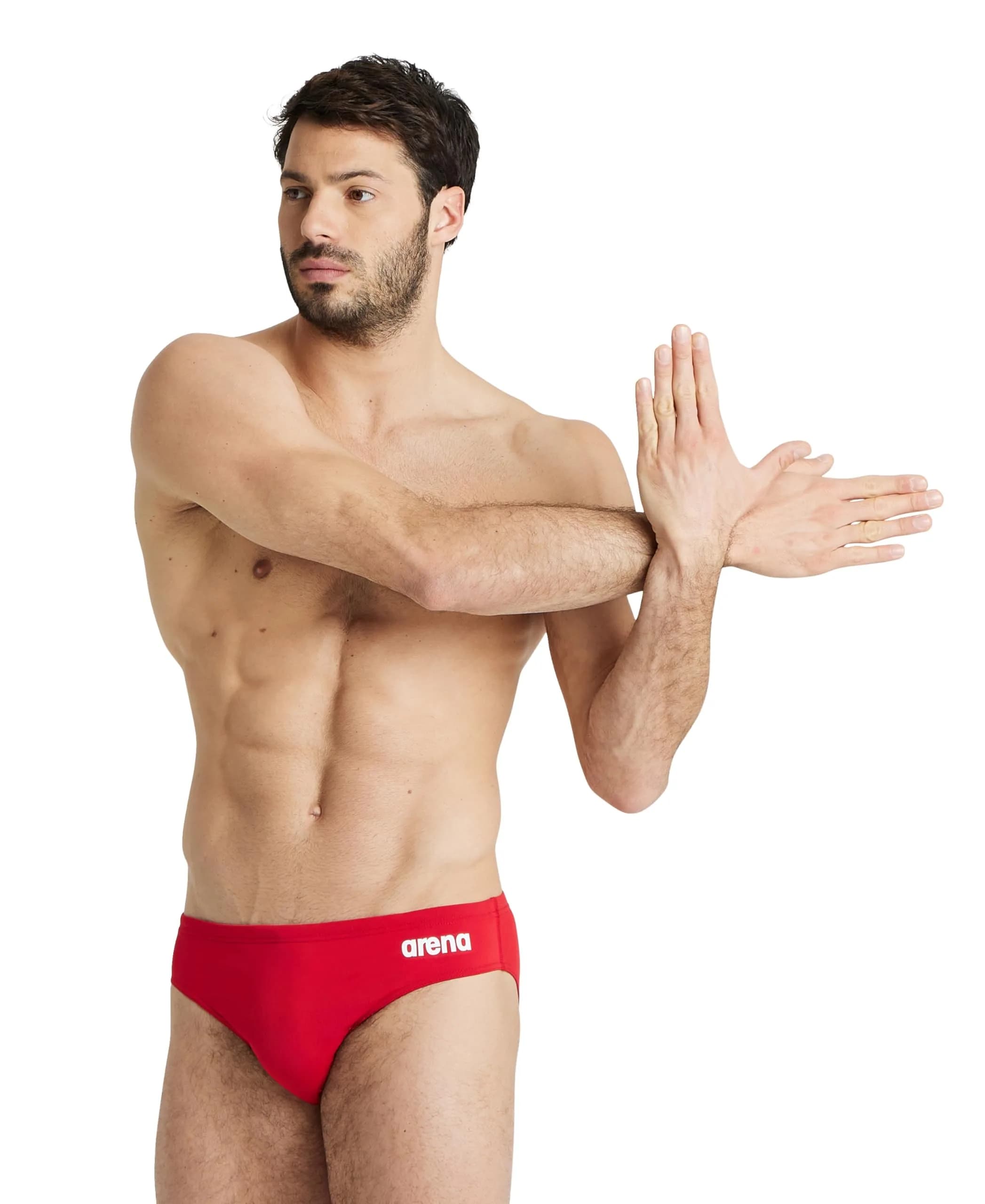 ARENA Men’s Team Solid Swim Brief MaxLife Athletic Swimwear US Size 26 | Chlorine-Resistant, Quick-Drying, UV Protected