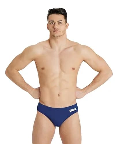 ARENA Men’s Team Solid Swim Brief MaxLife Athletic Swimwear US Size 24 | Chlorine-Resistant, UV & Quick-Dry thumbnail 1