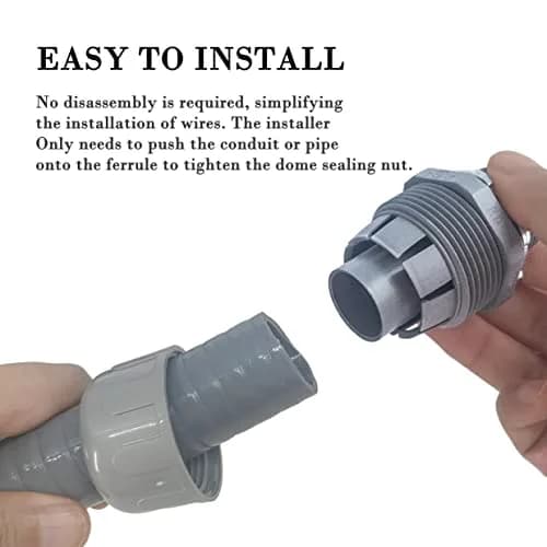 Wocloer Liquid-Tight Conduit 3/4inch 25Ft | Flexible Non-Metallic Electrical Kit for Outdoor & Indoor Use thumbnail 3