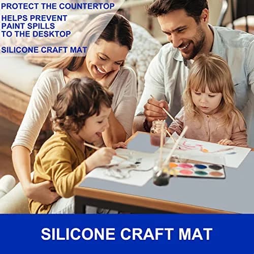 Kazualv Silicone Countertop Mat 60cm x 40cm | Heat Resistant & Waterproof Protector thumbnail 7