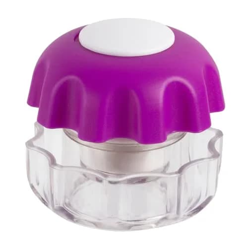 EZY DOSE Crush Pill Crusher & Grinder, Purple, Small, BPA Free | Effortlessly Crushes Medications into Fine Powder — Purple