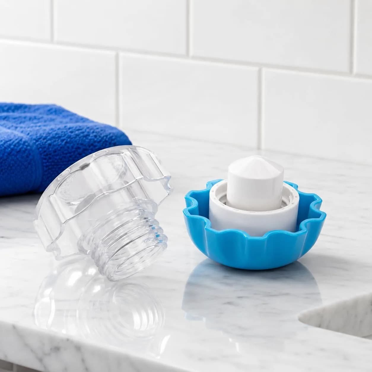 EZY DOSE Pill Crusher & Tablet Grinder, Small Blue, 60mm (2.375") | FDA Approved Pill Crusher for Easier Swallowing - view 5