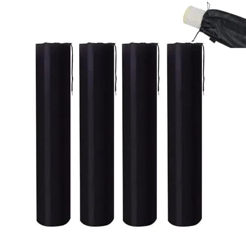 Primst 4PCS Waterproof Carpet Storage Bag Set | Black Oxford Cloth, 10" x 85" (Fits 78" Wide Rugs) thumbnail 1