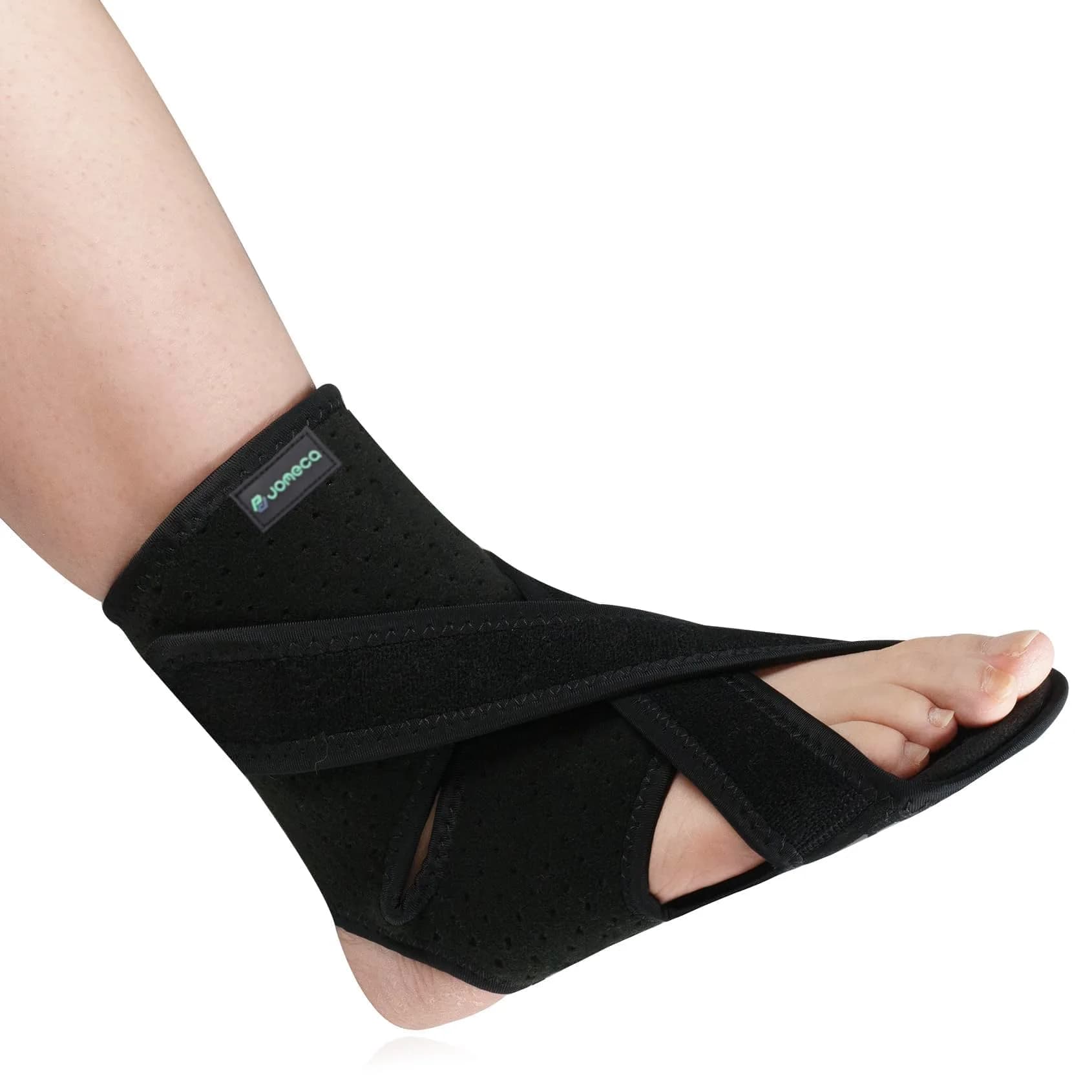JOMECA Upgraded Drop Foot Brace for Walking with Shoes | Adjustable Soft AFO for Foot Drop Relief — L/XL