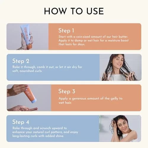Fix My Curls Curl Quenching Moisture Styling Duo | For Curly, Wavy, Dry, Frizzy Hair | 210ml (7.05 Fl Oz) | Vegan & Toxin-Free thumbnail 6