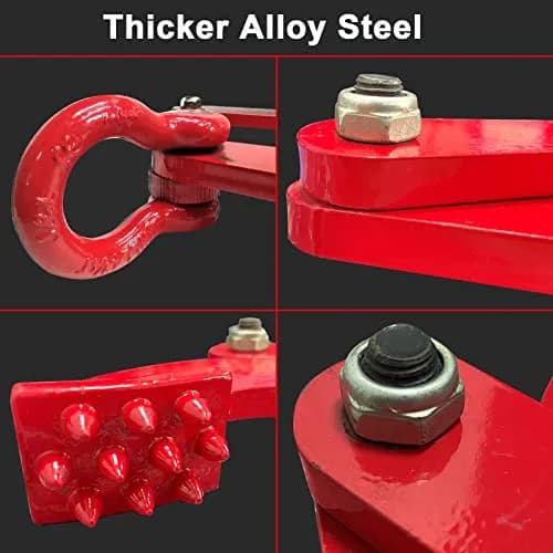 BONOOTH Pallet Puller 1T (2205 lbs) Capacity Heavy Duty Steel Scissor Grabber with 5.5" Jaw Opening | Industrial Material Handling Tool thumbnail 4