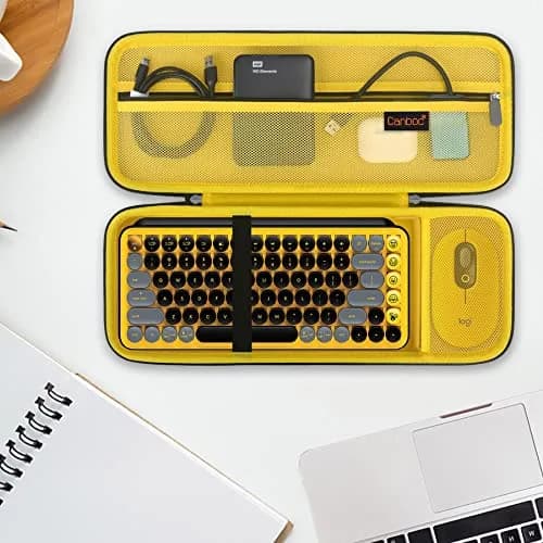 Canboc Case for Logitech POP Keys Mechanical Wireless Keyboard & POP Mouse | Portable, Water-Resistant, Impact-Proof thumbnail 6