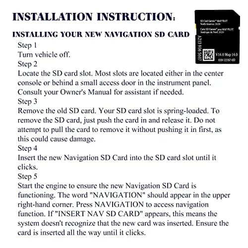 Ulfeng Navigation SD Card Map for Mercedes E-Class, GLC & C-Class | Version 14.0 | USA/Canada/Mex thumbnail 5