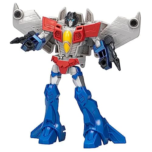 Transformers Toys EarthSpark Warrior Class Starscream Action Figure, 5-Inch | Easy 7-Step Conversion for Kids 6+ thumbnail 1