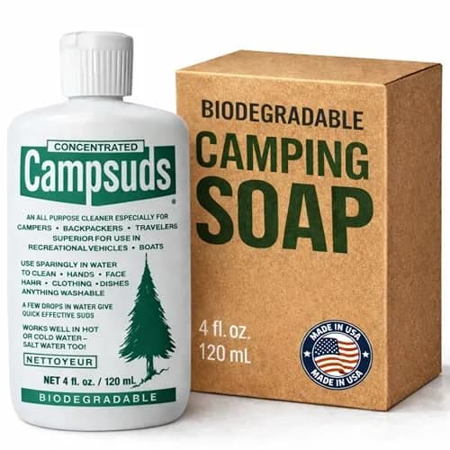 CONCENTRATED CAMPSUDS Sierra Dawn Biodegradable Camping Soap, 4 Oz | All-Purpose Outdoor Wash for Camping & Hiking thumbnail 1