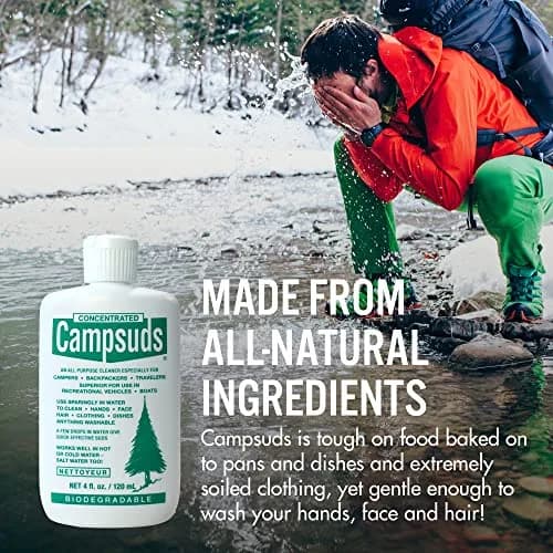 CONCENTRATED CAMPSUDS Sierra Dawn Biodegradable Camping Soap, 4 Oz | All-Purpose Outdoor Wash for Camping & Hiking thumbnail 4