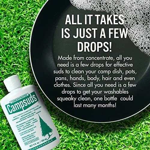 CONCENTRATED CAMPSUDS Sierra Dawn Biodegradable Camping Soap, 4 Oz | All-Purpose Outdoor Wash for Camping & Hiking thumbnail 5