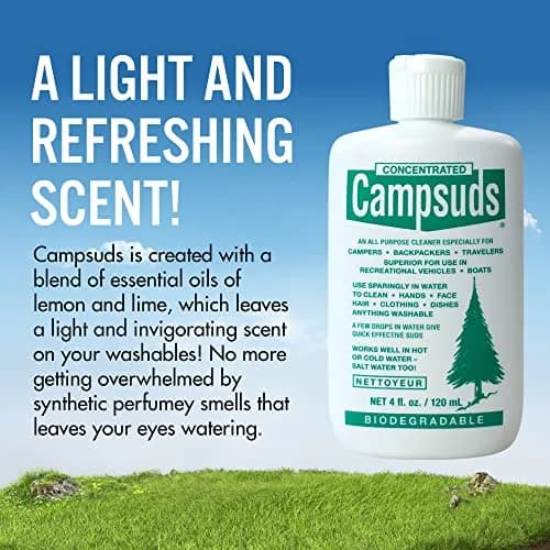 CONCENTRATED CAMPSUDS Sierra Dawn Biodegradable Camping Soap, 4 Oz | All-Purpose Outdoor Wash for Camping & Hiking thumbnail 6