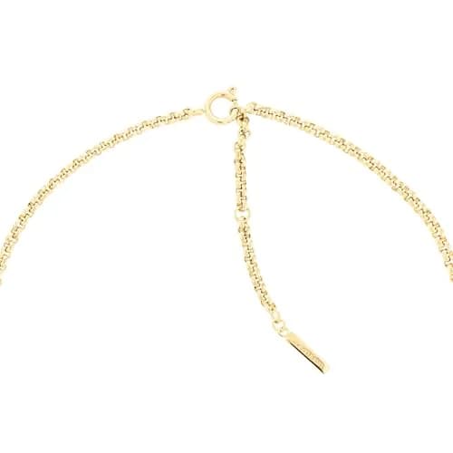 Calvin Klein Women's Alluring Ionic Plated Gold Steel Pendant Necklace | Heart Charm, 16" + 2" Extender thumbnail 3