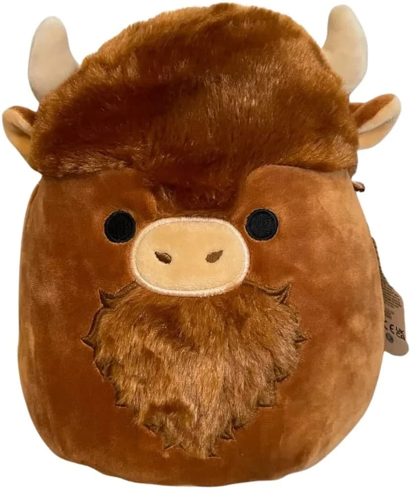 Squishmallows 14 Inch Highland Cow Plush Toy | Soft, Cuddly Animal for Kids & Collectors