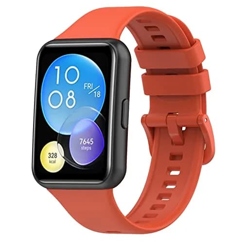TenCloud 3-Pack Silicone Watch Bands for Huawei Watch Fit 2 | Sport & Fashion Style, Adjustable Fit, No Fading thumbnail 6