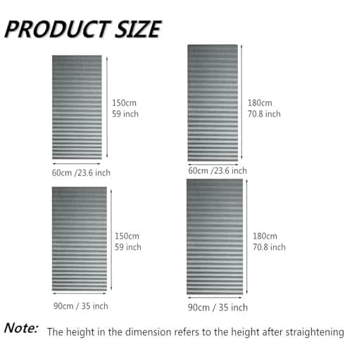 Jlong Cordless Blackout Blinds No Drill Temporary Pleated Paper Shades 60cm (23.6"W x 59"H) thumbnail 7
