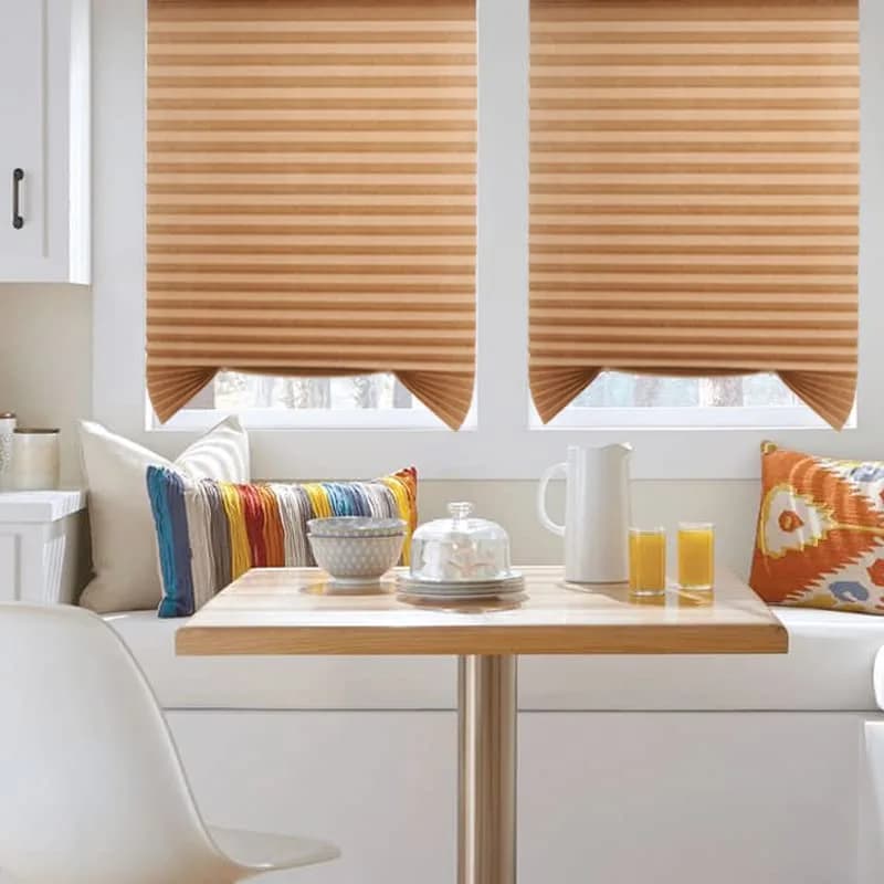 Jlong Cordless No-Drill Pleated Paper Shades 59"H x 23.6"W (150cm x 60cm) | Temporary Light Filtering Window Coverings thumbnail 6