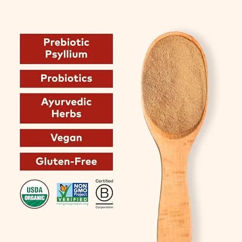 ORGANIC INDIA Psyllium Husk Powder, Orange Flavored, 10 Oz | Supports Digestion & Detox thumbnail 2